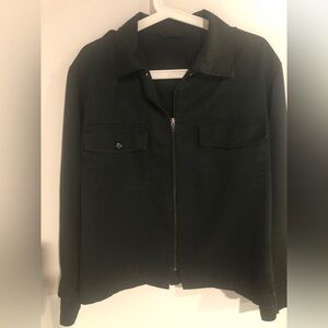 Military inspired zip jacket size M